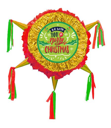 Merry Christmas Pinata 24 Inches – Viva Party