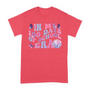 Retro 100 Days of School T-Shirt for Kids and Teachers
