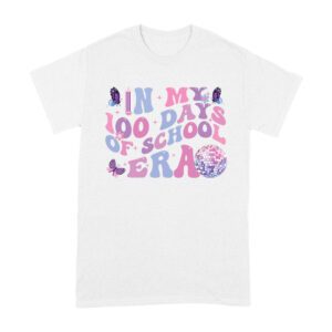 Retro 100 Days of School T-Shirt for Kids and Teachers