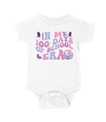 Retro 100 Days of School T-Shirt for Kids and Teachers