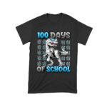 100 Days of School T-Rex Design - Fun Dinosaur Kids and Teacher Milestone Shirt Unisex Toddler – Viva Party