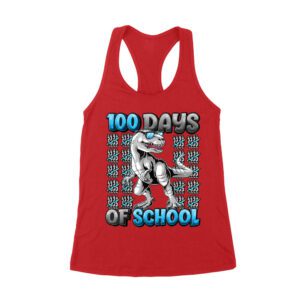 100 Days of School T-Rex Design