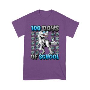 100 Days of School T-Rex Design