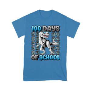100 Days of School T-Rex Design