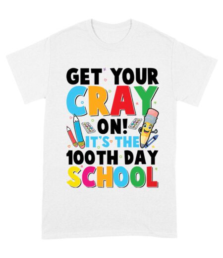 Get Your Crayon It's Your 100th Day of School T-Shirt