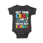 Get Your Crayon It's Your 100th Day of School T-Shirt - Fun Kids and Teacher Design Unisex Baby Jersey – Viva Party