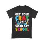 Get Your Crayon It's Your 100th Day of School T-Shirt - Fun Kids and Teacher Design Unisex Toddler – Viva Party
