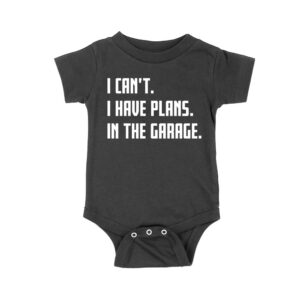 I Can't, I Have Plans in the Garage - Funny Mechanic T-Shirt for Car Enthusiasts Unisex Baby Jersey – Viva Party
