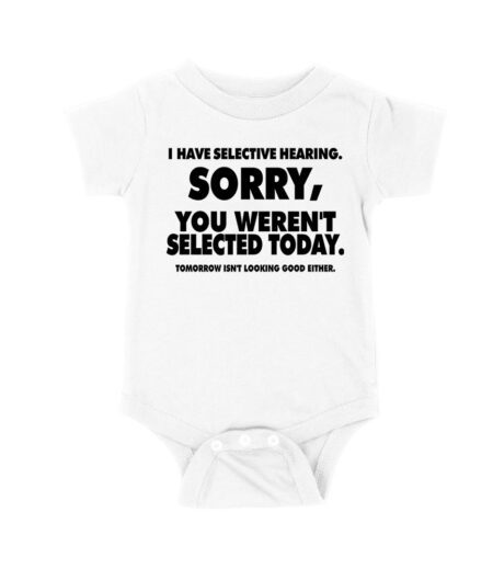Selective Hearing Funny T-Shirt