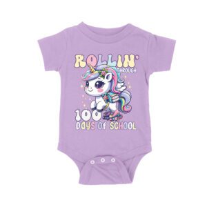 Adorable Unicorn 100 Days of School T-Shirt