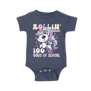 Adorable Unicorn 100 Days of School T-Shirt