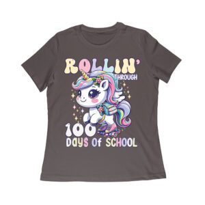 Adorable Unicorn 100 Days of School T-Shirt