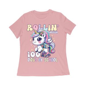 Adorable Unicorn 100 Days of School T-Shirt