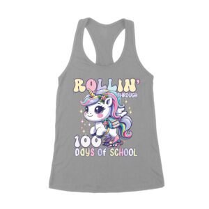 Adorable Unicorn 100 Days of School T-Shirt