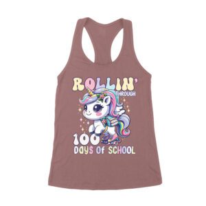 Adorable Unicorn 100 Days of School T-Shirt