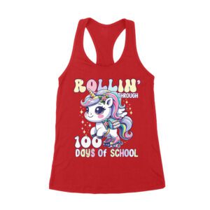 Adorable Unicorn 100 Days of School T-Shirt