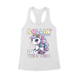 Adorable Unicorn 100 Days of School T-Shirt