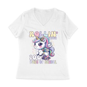 Adorable Unicorn 100 Days of School T-Shirt