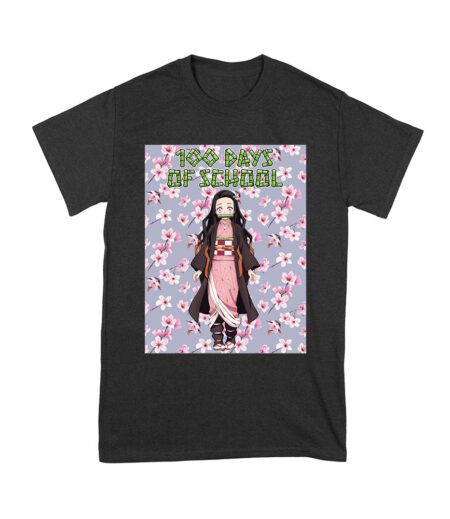 100 Days of School Anime Character T-Shirt - Fun Manga Inspired Outfit for Kids, Students & Teachers Unisex Youth – Viva Party