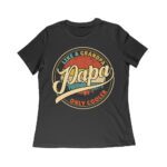 Like a Grandpa, Papa Only Cooler T-Shirt - Funny Gift for Cool Grandpas and Proud Papas Women Relaxed – Viva Party