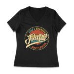 Like a Grandpa, Papa Only Cooler T-Shirt - Funny Gift for Cool Grandpas and Proud Papas Women Jersey V-Neck – Viva Party