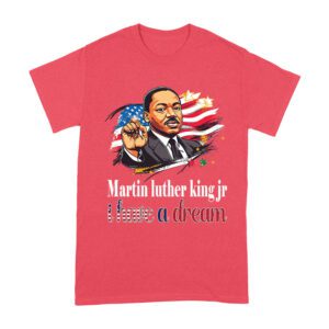 Martin Luther King I Have a Dream T-Shirt with USA Flag