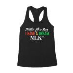 Inspirational I Have a Dream T-Shirt - Motivational Quote for Equality and Unity Women's Racerback Tank Top – Viva Party