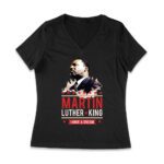 Inspirational Dream Quote T-Shirt - Motivational Design for Equality and Unity Women Jersey V-Neck – Viva Party