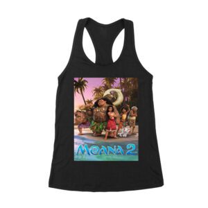 Moana Birthday T-Shirt - Perfect for Kids' Parties or Any Special Occasion Women's Racerback Tank Top – Viva Party