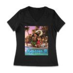 Moana Birthday T-Shirt - Perfect for Kids' Parties or Any Special Occasion Women Jersey V-Neck – Viva Party