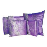 Lavender and Silver 5 Piece Quinceanera Set Mis Quince Set with Kneeling Pillow, Tiara Pillow, Guestbook, Photo Album, Spanish Bible, My Sweet 15 Decorations – Viva Party