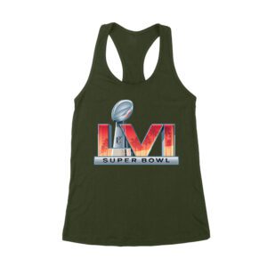 Exclusive LVIII Las Vegas Football Fan T-Shirt ? Must-Have Game Day Apparel for True Sports Enthusiasts & Collectors Women's Racerback Tank Top
