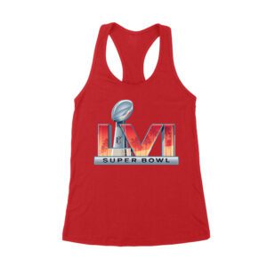 Exclusive LVIII Las Vegas Football Fan T-Shirt ? Must-Have Game Day Apparel for True Sports Enthusiasts & Collectors Women's Racerback Tank Top