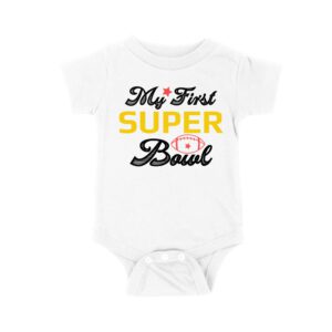 My First LVIII Las Vegas Football Game T-Shirt ? Perfect Game Day Outfit for New Fans & Collectors Unisex Baby Jersey