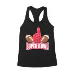 Championship Game Day Football T-Shirt ? Perfect Fan Apparel for Sports Lovers & Big Game Celebrations Women's Racerback Tank Top – Viva Party