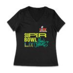 My First Big Game Football T-Shirt ? Fun Game Day Outfit for New Fans & Sports Lovers Women Jersey V-Neck – Viva Party