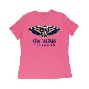 New Orleans Basketball Fan T-Shirt ? Ultimate Game Day Apparel for Hoops Lovers & Sports Enthusiasts Women Relaxed