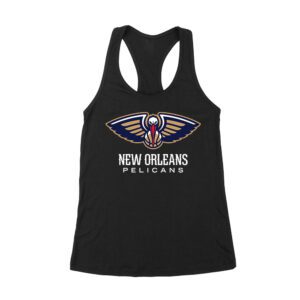 New Orleans Basketball Fan T-Shirt ? Ultimate Game Day Apparel for Hoops Lovers & Sports Enthusiasts Women's Racerback Tank Top – Viva Party