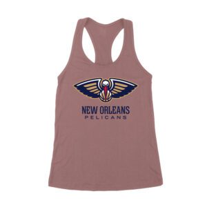 New Orleans Basketball Fan T-Shirt ? Ultimate Game Day Apparel for Hoops Lovers & Sports Enthusiasts Women's Racerback Tank Top