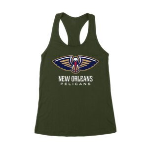 New Orleans Basketball Fan T-Shirt ? Ultimate Game Day Apparel for Hoops Lovers & Sports Enthusiasts Women's Racerback Tank Top