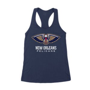 New Orleans Basketball Fan T-Shirt ? Ultimate Game Day Apparel for Hoops Lovers & Sports Enthusiasts Women's Racerback Tank Top