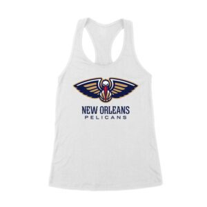 New Orleans Basketball Fan T-Shirt ? Ultimate Game Day Apparel for Hoops Lovers & Sports Enthusiasts Women's Racerback Tank Top