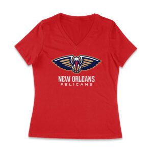 New Orleans Basketball Fan T-Shirt ? Ultimate Game Day Apparel for Hoops Lovers & Sports Enthusiasts Women Jersey V-Neck