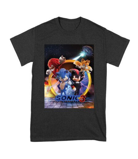 Sonic the Hedgehog and Friends T-Shirt - Dynamic Team Adventure Design for Gamers and Animation Fans Unisex Youth – Viva Party
