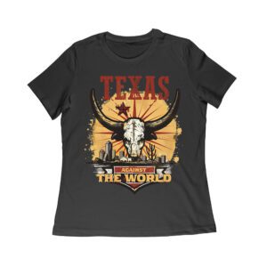 Texas Against the World T-Shirt - Bold Lone Star State Pride Tee for Texans and Southern Spirit Fans Women Relaxed – Viva Party