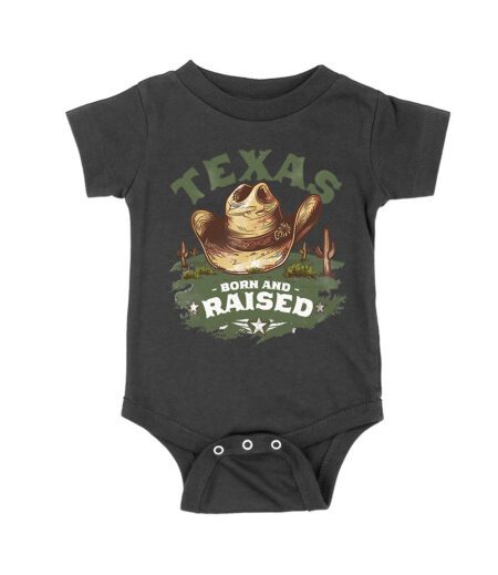 Texas Born and Raised T-Shirt - Show Your Lone Star State Pride with This Texan Heritage Tee Unisex Baby Jersey – Viva Party