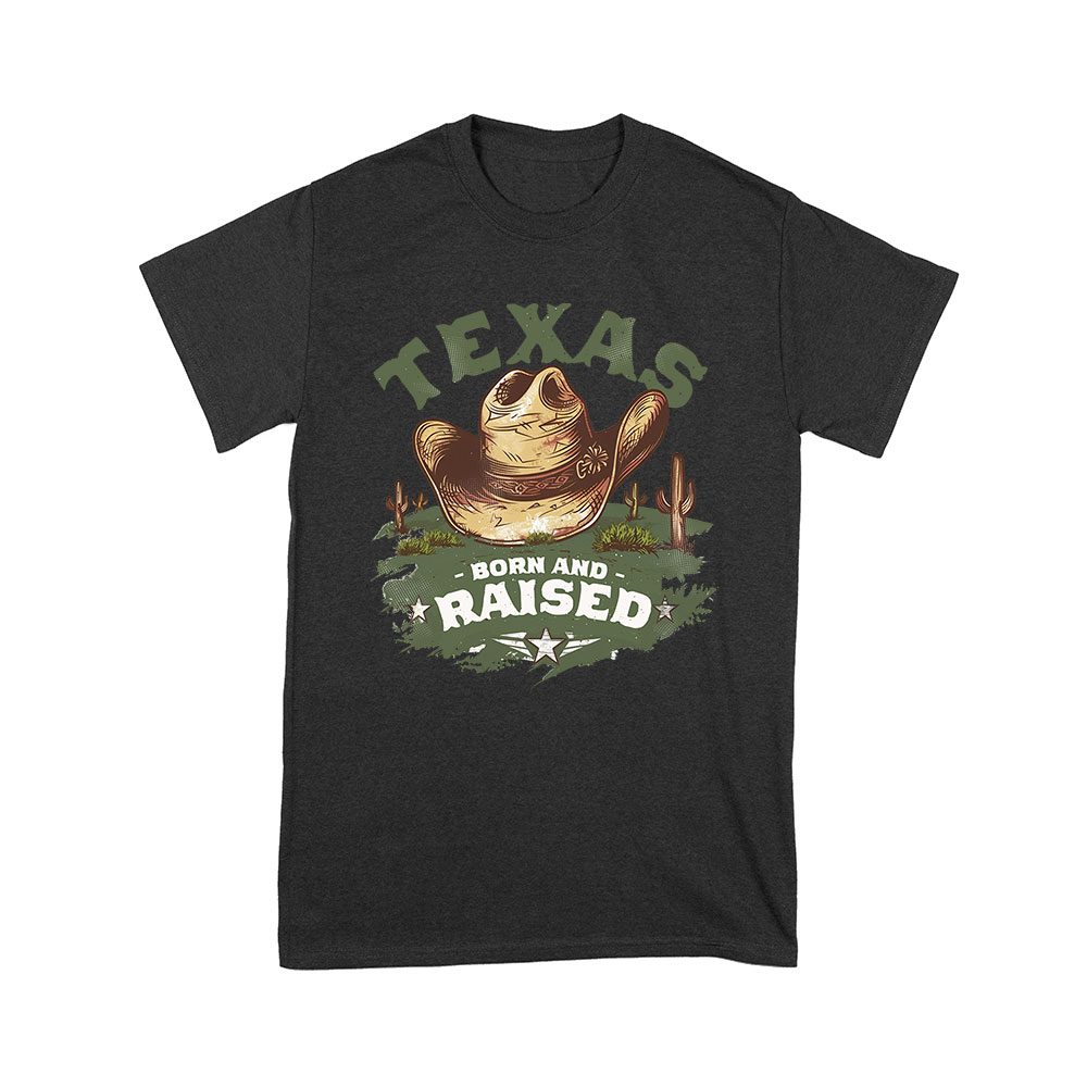 Txa-07_Y-Black.jpg Texas Born And Raised T-Shirt - Show Your Lone Star State Pride With This Texan Heritage Tee Unisex Youth – Viva Party