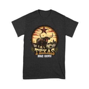 Texas Home Grown T-Shirt - Celebrate Lone Star State Roots with This Texan Pride Tee Unisex Youth – Viva Party