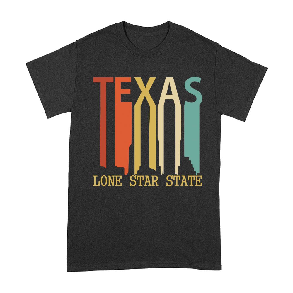 Txa-09_A-Black.jpg Texas Lone Star State T-Shirt - Iconic Texan Pride Apparel For Southern Spirit And Heritage Lovers Unisex Adult – Viva Party