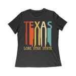 Texas Lone Star State T-Shirt - Iconic Texan Pride Apparel for Southern Spirit and Heritage Lovers Women Relaxed – Viva Party